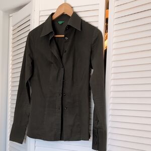 United Colors Of Benetton Forest Green Shirt